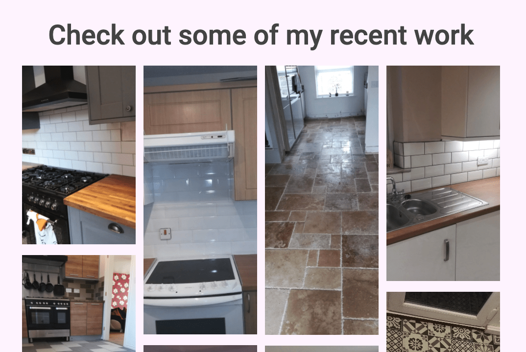 Screenshot of the gallery module from the lady tiler