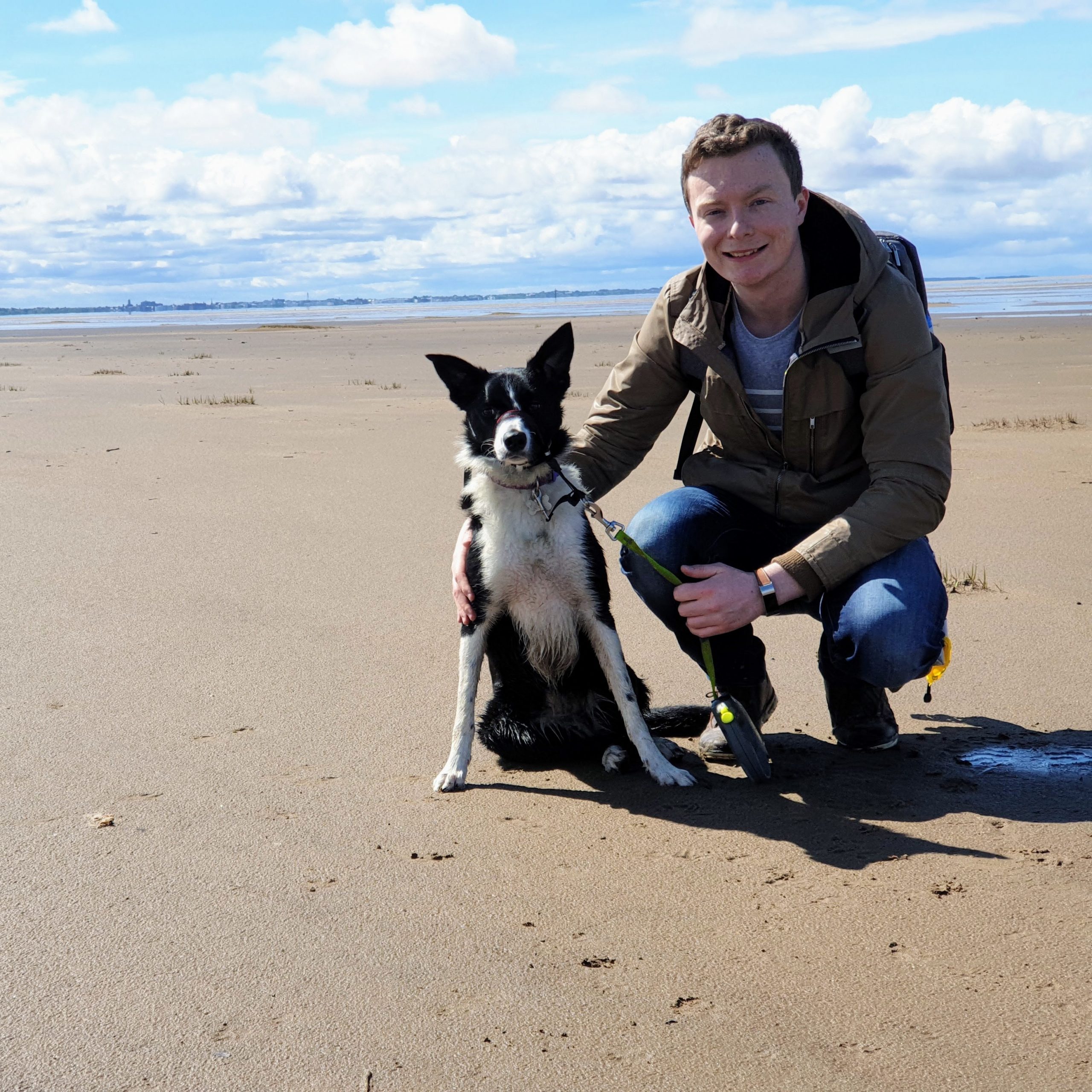 Me and Sky at the beach